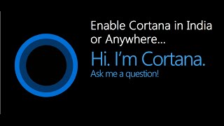 How to Enable Cortana in Windows 10 PC in India  Laptop  Desktop [upl. by Rosemaria]