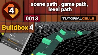 0013 scene path  game path level path add path point in buildbox 4 [upl. by Fairman]