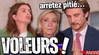 Marine Le Pen  Marine Tondelier NFP DÉTRUIT ce député RN [upl. by Namdor]