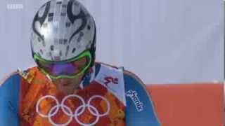 Sochi Olympics 2014 Mens Downhill highlights day 2 [upl. by Cioban856]