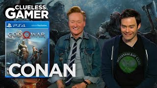 Clueless Gamer quotGod Of Warquot With Bill Hader  CONAN on TBS [upl. by Eiznekam]