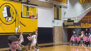 Tuscola Warriors vs AOC Conquering Riders Varsity Boys’ Basketball Highlights [upl. by Darbee]