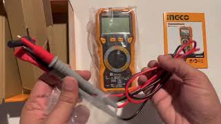 INGCO Digital Multimeter Dm7502  1000v Unboxing [upl. by Maryellen]