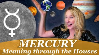 What does Mercury in the different Houses in Astrology mean Mercury in the Natal Chart [upl. by Gnav]