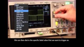 quotAgilent DSOX3AEROquot ARINC 429 Triggering and Decoding [upl. by Aisnetroh]