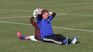 Goalkeeping Drills for the Beginner 04 [upl. by Woermer]