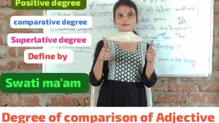 Degree of comparison of AdjectivePositive degreeComparative degreeSuperlative degree grammar [upl. by Enid]