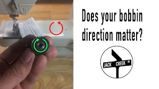 Does your sewing machine bobbin direction matter [upl. by Utham]