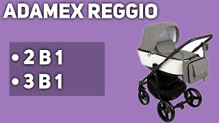 Коляска универсальная Adamex Reggio 2 в 1 3 в 1 [upl. by Ayotna]