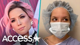 Halsey Reveals Theyre Attending The Grammys Days After Surgery For The Second Time Be Gentle [upl. by Blondell]