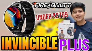 FireBoltt Invincible Plus Smart Watch Review  Smart Watch 2024 [upl. by Refotsirc]