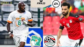 Côte divoire vs Egypte [upl. by Nenerb733]