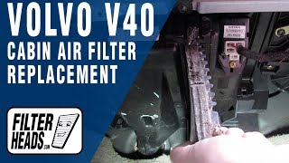 How to Replace Cabin Air Filter 2004 Volvo V40 [upl. by Constancy]