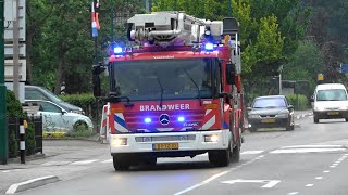 QRT Prio 1 brandweer met spoed onderweg naar verschillende meldingen [upl. by Charters564]