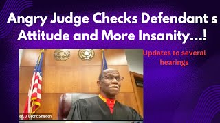 Judge sternly addresses the defendants attitude amidst escalating courtroom disruptions😶‍🌫️ [upl. by Carita]