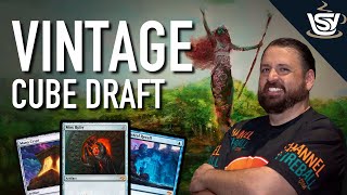 Powering Up Another Vintage Cube Draft [upl. by Ahcurb]