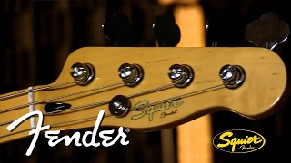 Squier Vintage Modified Telecaster Bass Demo  Fender [upl. by Senior]