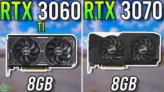 RTX 3060 Ti vs RTX 3070  Big Difference  Tested in 2024 [upl. by Ahsikel]