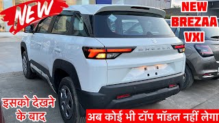 New 2024 Maruti Suzuki Brezza Vxi Cng Review  brezza new model 2024  brezza car  brezza vxi price [upl. by Sidras348]