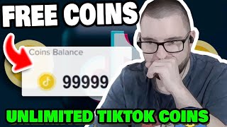 How to get Unlimited FREE TikTok Coins 💰 Get TikTok Coins for Free in 2024 [upl. by Asnarepse]