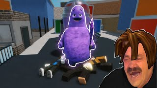 ROBLOX Murder Mystery 2 FUNNY MOMENTS MEME Grimace [upl. by Neeruam]