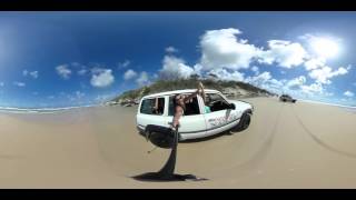 Nomads Fraser Island Tour in 360° [upl. by Harac]