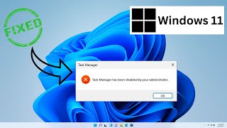 Task Manager Has Been Disabled By Your Administrator  Quick Fix [upl. by Doble]