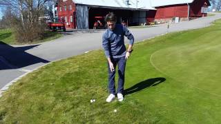 Så chippar du inom golf [upl. by Ahsinahs]