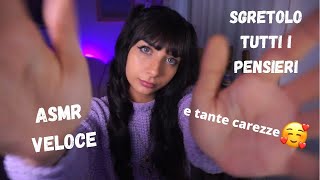 ASMR ITA 💤✨ Rimozione pensieri e carezze sul Viso Fast and Aggressive Layered Sounds Visual [upl. by Leaj]