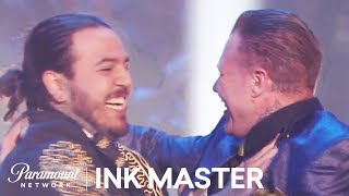 Tony Medellin is the Named ‘Ink Master’  Ink Master Grudge Match Season 11 [upl. by Atipul298]