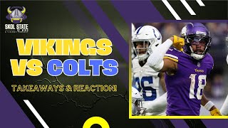 Vikings Vs Colts Reaction skol nfl vikings [upl. by Onileva940]