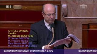 Délit dentrave à lavortement  Jacques Bompard réplique [upl. by Llenyaj]