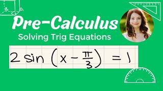 Solving Trigonometric Equations  Example 1 [upl. by Vas]