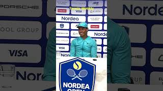 Rafael Nadal press conference today after semifinal win over Ajdukovic at Nordea Open 20072024 [upl. by Immot]