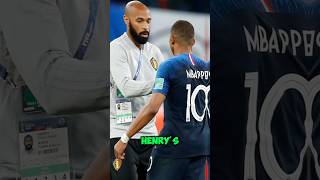 Mbappé Breaks Thierry Henrys Record at Just 16 shorts footballshorts [upl. by Portie340]