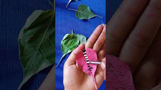 peepal leaf painting ideas 🥳beautiful paintingCreativekrisna [upl. by Byrom]