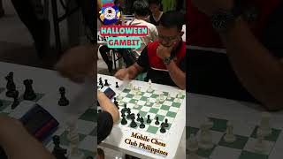 Halloween Gambit chess mccp winningdrink chessopening catur [upl. by Odracir]