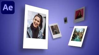 Camera Fly Trough Picture Animation in After Effects  After Effects Tutorial  Text Reveal [upl. by Irvin218]