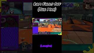 Ram Falls Off IN GAME splatoonoc splatuber splatoon splatoon3 [upl. by Johan]