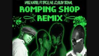 Romping Shop MIX  Vybz Kartel Ft Spice amp Neyo amp Busy Signal MIXED By Jaman [upl. by Yrovi]