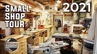 Tool Layout amp Storage Ideas for Small Shops woodworking shoplayout [upl. by Hurwit]