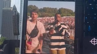 Vince Staples invites fan on stage to perform quotBig Fishquot [upl. by Eecrad]