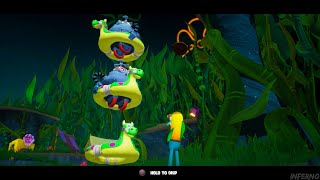 Spongebob Battle For Bikini Bottom Rehydrated 100 Walkthrough Part 10  Kelp Forest [upl. by Juliette]