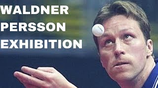 WALDNER Jan Ove  PERSSON Jorgen Exhibition TABLE TENNIS 2009 [upl. by Genesa]