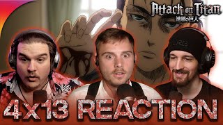 Attack On Titan 4x13 Reaction quotChildren of the Forestquot  First Time Watching [upl. by Ahern]