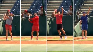 🏌️‍♂️ Phillies Players Taking Golf Shots to Decide Fantasy Football Order [upl. by Balsam]