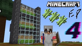 EP4 Making sugarcane farm in GAMA KINGDOM Mincraft bedrock edition minecraft bedrock sugarcane [upl. by Ayekel]