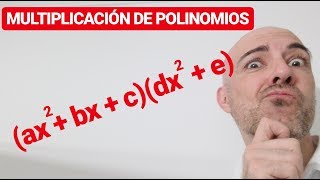 MULTIPLICACIÓN DE POLINOMIOS POR POLINOMIOS Producto [upl. by Whipple]