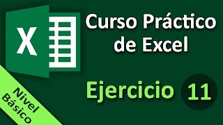 Curso Práctico de Excel Ejercicio 11 [upl. by Gomez315]