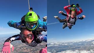 Two tandem skydives on the same day [upl. by Dympha214]